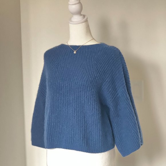 Club Monaco Dark Blue Pullover Sweater - Picture 4 of 10